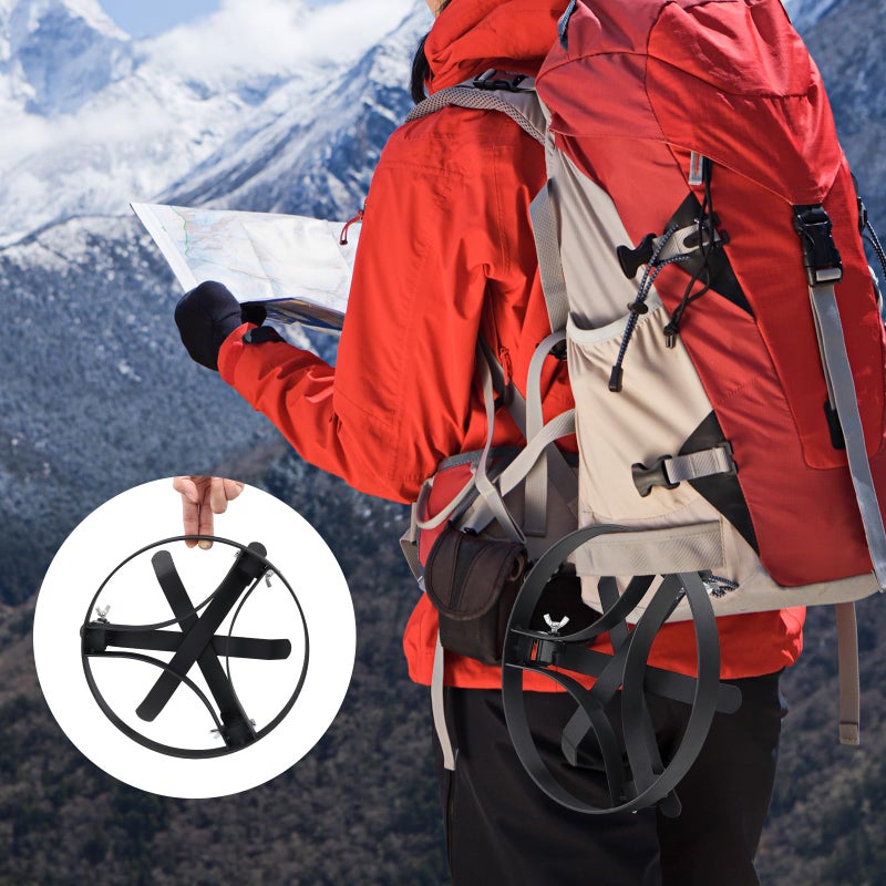 ETICSIPA Cooking Tripod for Campfire, 9.8Inch Durable Steel Campfire Tripod for Cooking for Dutch Oven Outdoor Cooking, Foldable Fire Pit Stand with Black Heat Resistant Coating - Image 5