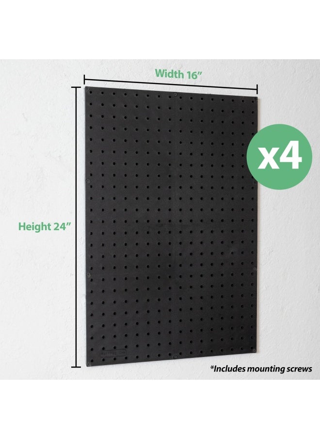 Generic Wallpeg 3 Black Plastic Pegboard Panels 180Cm Wide Garage Tool Pegboard Am 212  - Image 3
