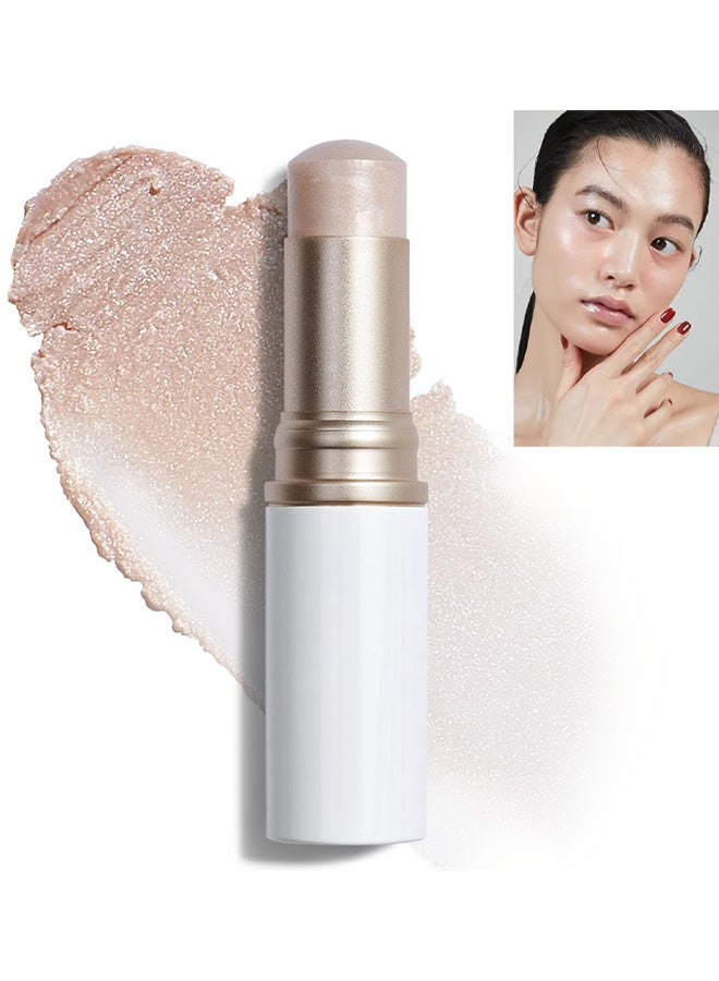 Hince True Dimension Radiance Balm, Natural Shimmer Face Highlighter With Transparent Tones To Brighten Skin, Ultra - Slim Texture, A Multi - Use Makeup Stick For Blush And Eyeshadow, 5g (Light) - Image 1