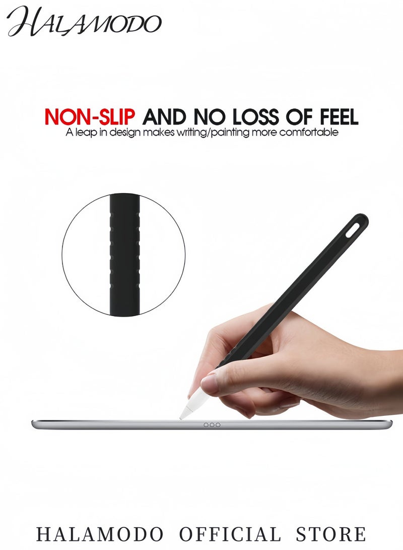 Apple Pencil 2nd Gen Case Silicone Grip Sleeve Cover with 1 Nib for iPad Pro Protective Holder for Pencil Lovely Cat Design Case - Image 3