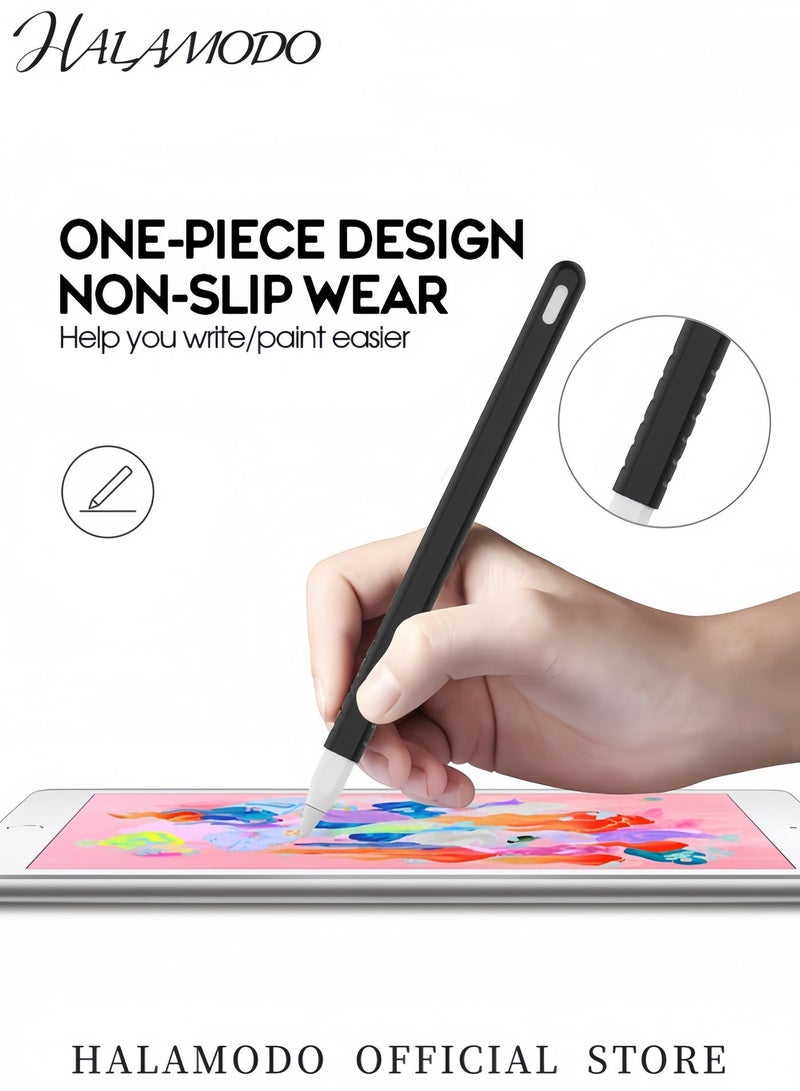 Apple Pencil 2nd Gen Case Silicone Grip Sleeve Cover with 1 Nib for iPad Pro Protective Holder for Pencil Lovely Cat Design Case - Image 2