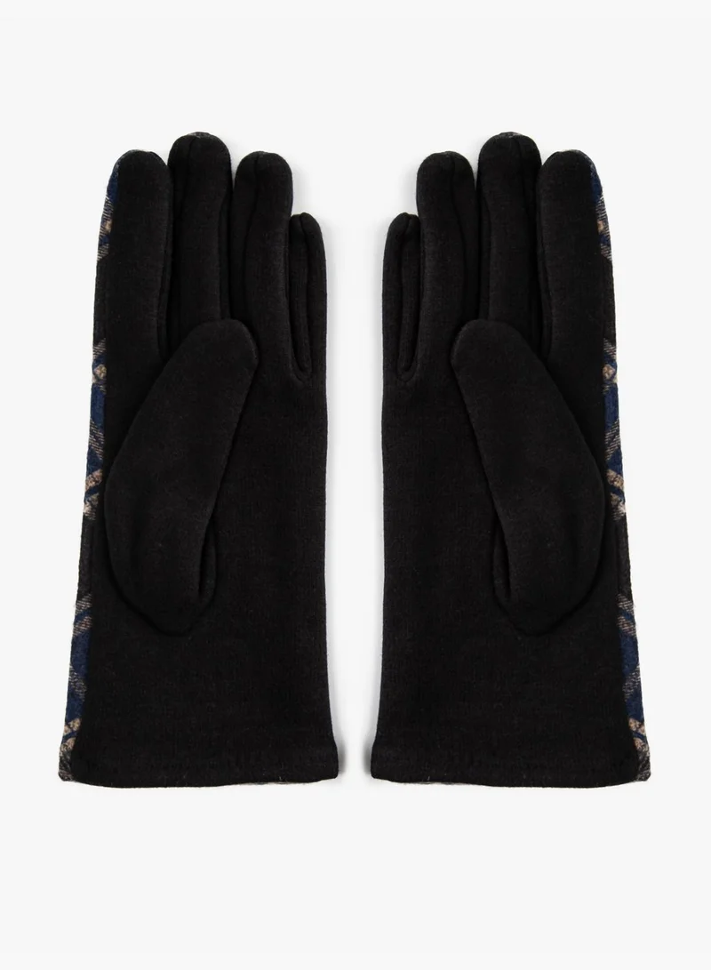 KOTON Plaid Gloves