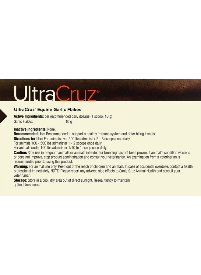 UltraCruz UltraCruz Equine Garlic Flakes Supplement for Horses, 2 lb  - Image 4
