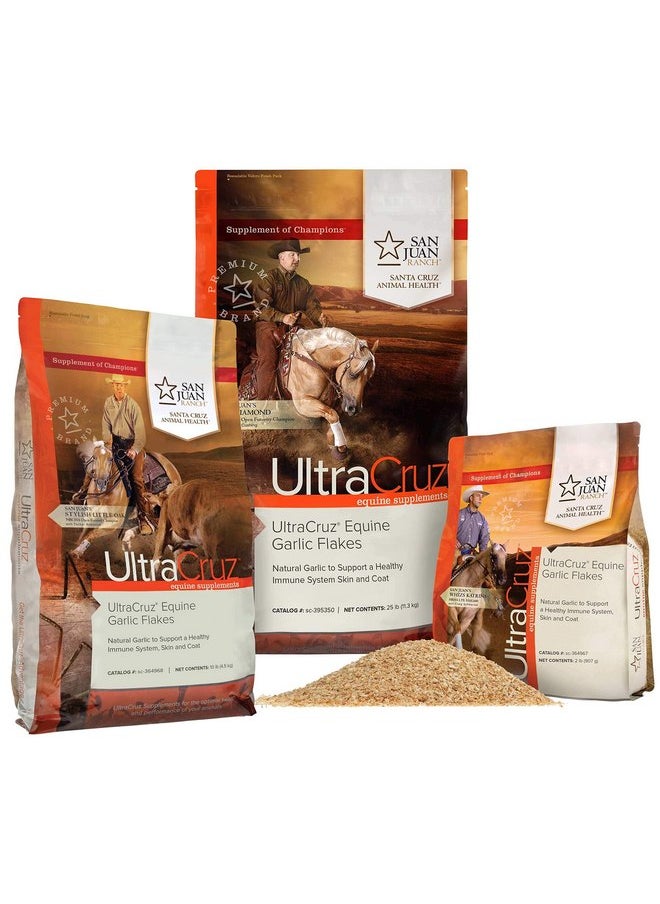 UltraCruz UltraCruz Equine Garlic Flakes Supplement for Horses, 2 lb  - Image 3