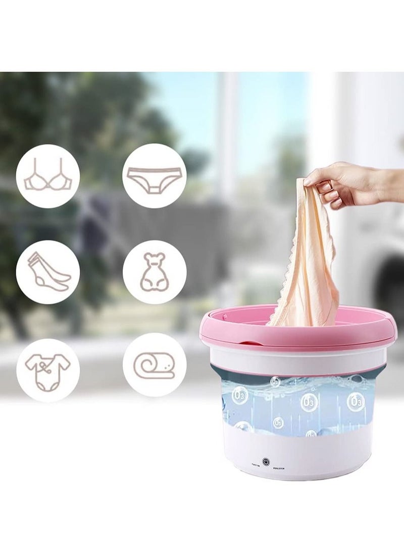 7L large Capacity Portable Foldable Mini Washing Machine Small Bucket Laundry Washer Socks