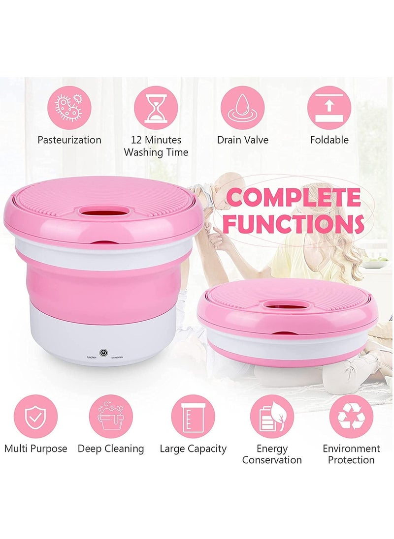 7L large Capacity Portable Foldable Mini Washing Machine Small Bucket Laundry Washer Socks