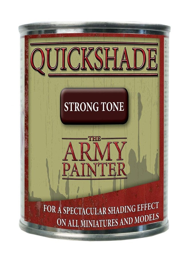 The Army Painter Quickshade Miniature Varnish for Miniature Painting, Strong Tone Model Paint Quickshade Varnish, Pot/Can, (250 ml), Approximately 8.45 oz - Image 1