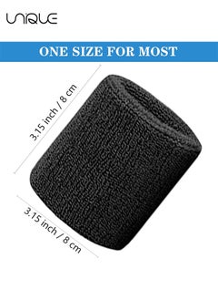 3 pairs of sports wrists， Wrist Sweatbands Tennis Wrist Bands Absorbent Sweat Band for Men and Women, Breathable Cotton Sweatbands for Working Out, Football, Basketball, Running Athletic Sports - pzsku/ZD26EB00F82B2404D6469Z/45/_/1698913306/7700af03-be92-4e7a-8dbc-c4c9be139b99