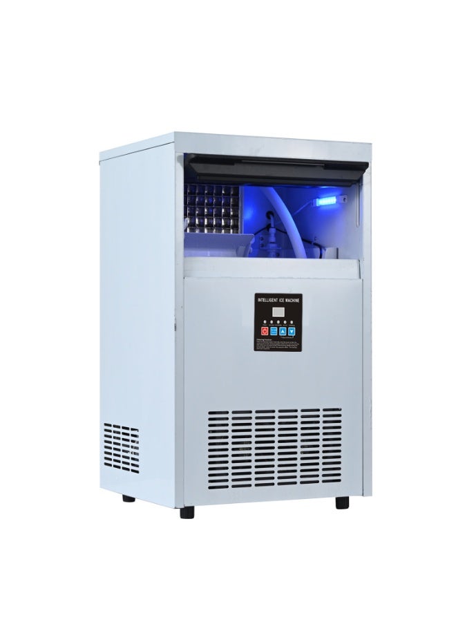 Cool Baby Commercial Ice Maker Machine, 75KGS/24H Stainless Steel under Counter Ice Machine with 20KGS Ice Storage Capacity, for/Restaurant/Bar/Coffee Shop - Image 1