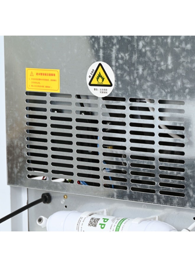 Cool Baby Commercial Ice Maker Machine, 75KGS/24H Stainless Steel under Counter Ice Machine with 20KGS Ice Storage Capacity, for/Restaurant/Bar/Coffee Shop - Image 4