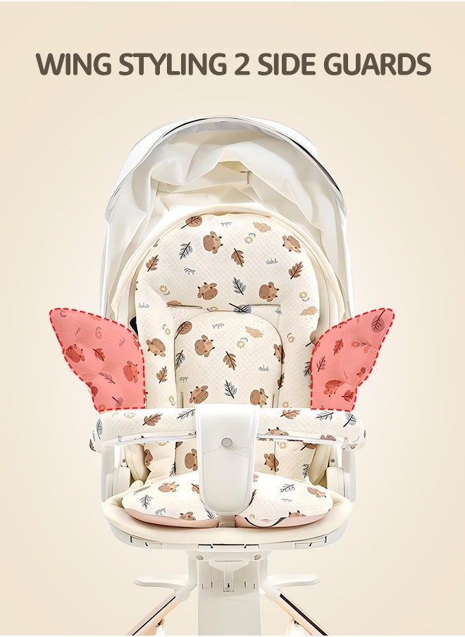 Soft Touch Baby Stroller Cushion 36x74cm Cotton Cover Toddler Seat Pad Liner with Multiple Stroller Models Infant Car Carriage Cushion Newborn Stroller Pad  - Image 2