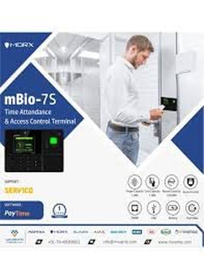 مانترا محطة mBio 7S لتسجيل الحضور والانصراف والتحكم بالدخول مع واي فاي - Image 2