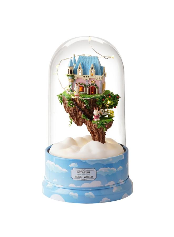 Bluejw Zhiqu House Diy Cabin Handmade Rotating World Villa Creative Music Assembled Model Toys Girlfriend Gift - Image 4