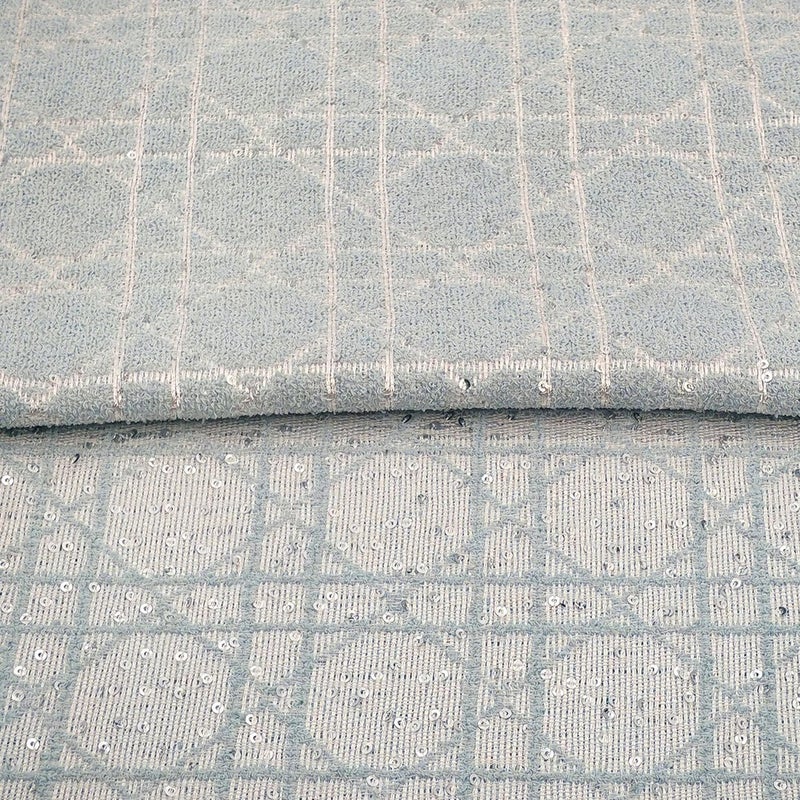 Y&D High-Quality Single-Sided Jacquard Polyester Tweed Fabric for Table Runners, Luggage, and Christmas Decorations - Image 1