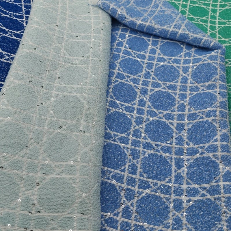 Y&D High-Quality Single-Sided Jacquard Polyester Tweed Fabric for Table Runners, Luggage, and Christmas Decorations - Image 4