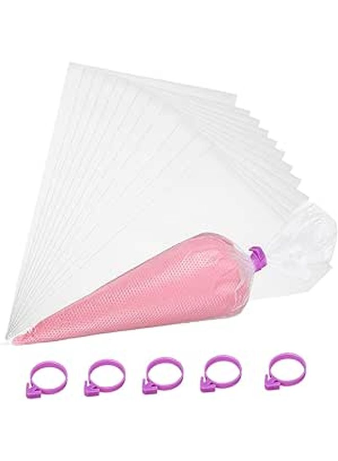 Heallily Disposable Piping Pastry Bags For Cake Cupcake Decoration - Image 1