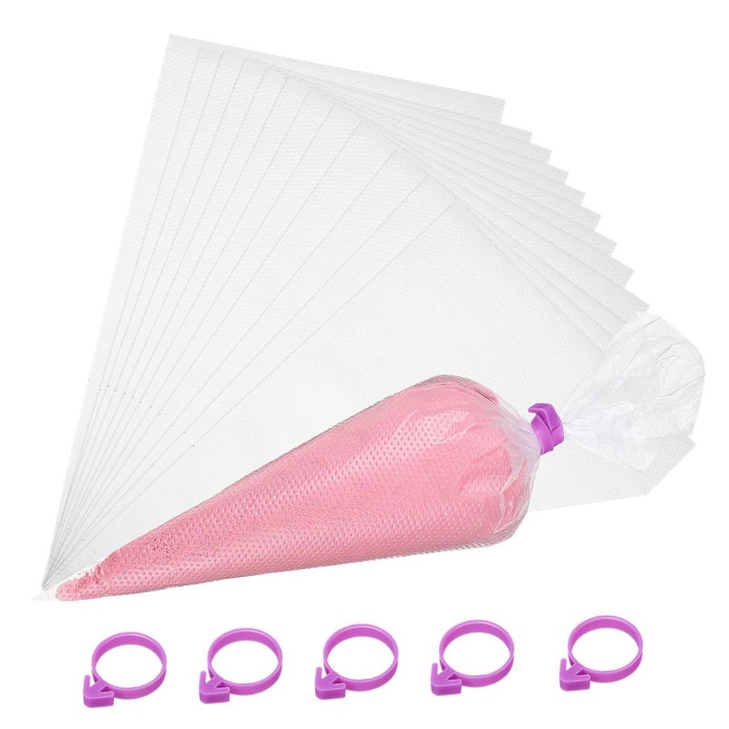 Heallily Disposable Piping Pastry Bags For Cake Cupcake Decoration - Image 2