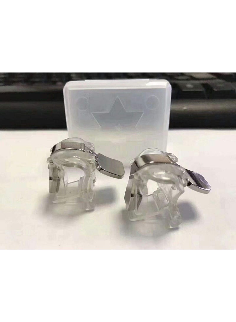 Mobile Game Controller with Shooting Aim Buttons and Sensitive Stick (PUBG , FORTNITE)Mobile Game Triggers for iOS, Android, Mac All Device Sizes