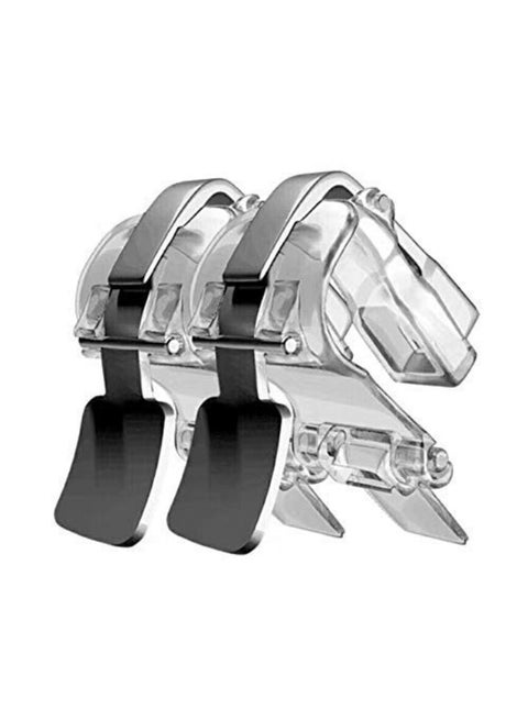 Mobile Game Controller with Shooting Aim Buttons and Sensitive Stick (PUBG , FORTNITE)Mobile Game Triggers for iOS, Android, Mac All Device Sizes