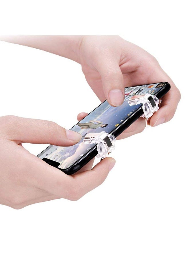 Mobile Game Controller with Shooting Aim Buttons and Sensitive Stick (PUBG , FORTNITE)Mobile Game Triggers for iOS, Android, Mac All Device Sizes