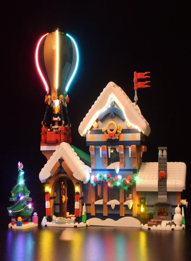 LightGo LED Lighting Kit Designed for Lego 10339 Santa's Post Office Building Set - Not Include Model (Remote Version) - Image 1