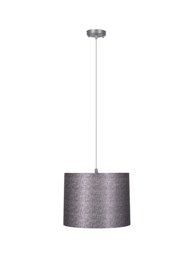 El Rawda Lighting Regata Ceiling Lamp - Single | modern decorative LED E27 pendant light ceiling lamp hanging | suitable for any room | Color: Silver | Size: 70x30 cm