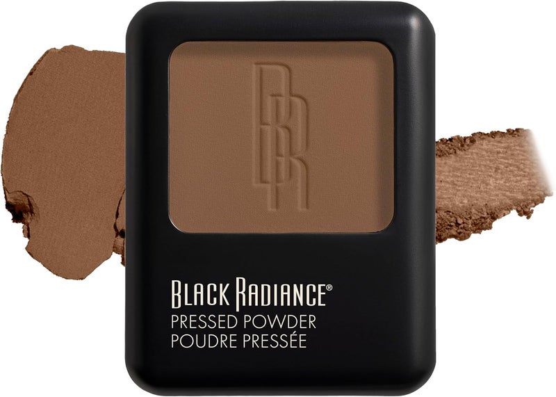 Black Radiance Pressed Powder in Honey Amber - Oil-Free Formula for a Natural Matte Finish - Image 1