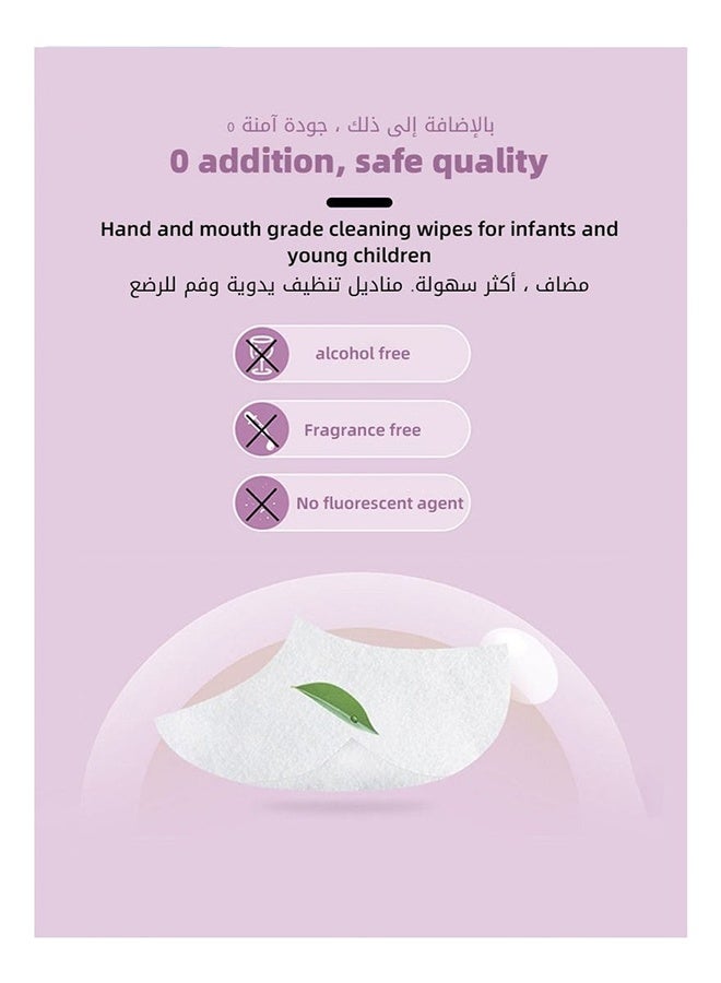 Portable Mini Wet Wipes, Hand  Mouth Cleansing Tissue Paper for Babies, Students, and Children High Quality - Image 4