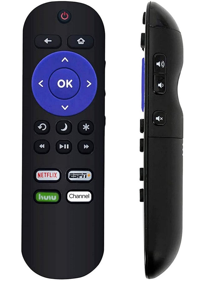 UBay 101018E0067 Replacement Remote for JVC Roku TV 32MAW388 40MAB588 43MAW588 49MAW598 50MAW595 55MAW595 65MAW595 50MAW795 55MAW795 65MAW795 55MAW598 65MAW598 70MAW795 - Image 1