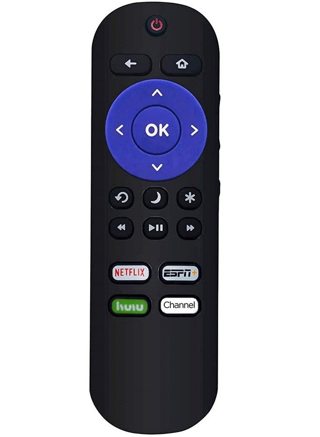 UBay 101018E0067 Replacement Remote for JVC Roku TV 32MAW388 40MAB588 43MAW588 49MAW598 50MAW595 55MAW595 65MAW595 50MAW795 55MAW795 65MAW795 55MAW598 65MAW598 70MAW795 - Image 2