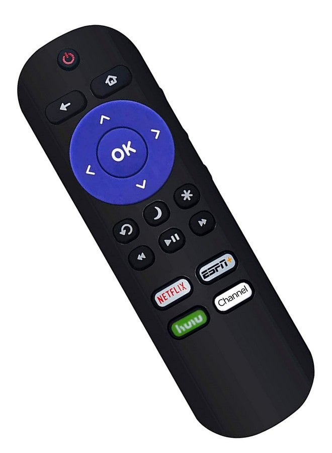 UBay 101018E0067 Replacement Remote for JVC Roku TV 32MAW388 40MAB588 43MAW588 49MAW598 50MAW595 55MAW595 65MAW595 50MAW795 55MAW795 65MAW795 55MAW598 65MAW598 70MAW795 - Image 4