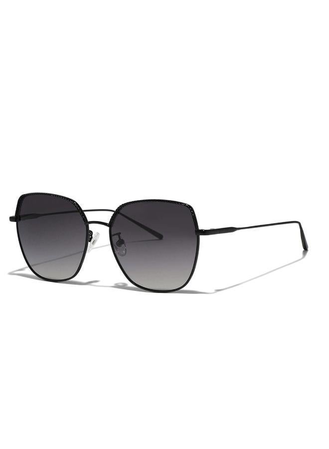 30Sundays Sage,Women Sunglasses, Square Sunglasses, UV Protection: UV400 (Black,Grey) - Image 1