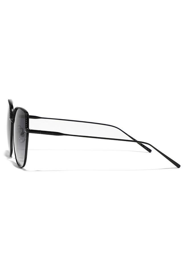 30Sundays Sage,Women Sunglasses, Square Sunglasses, UV Protection: UV400 (Black,Grey) - Image 3