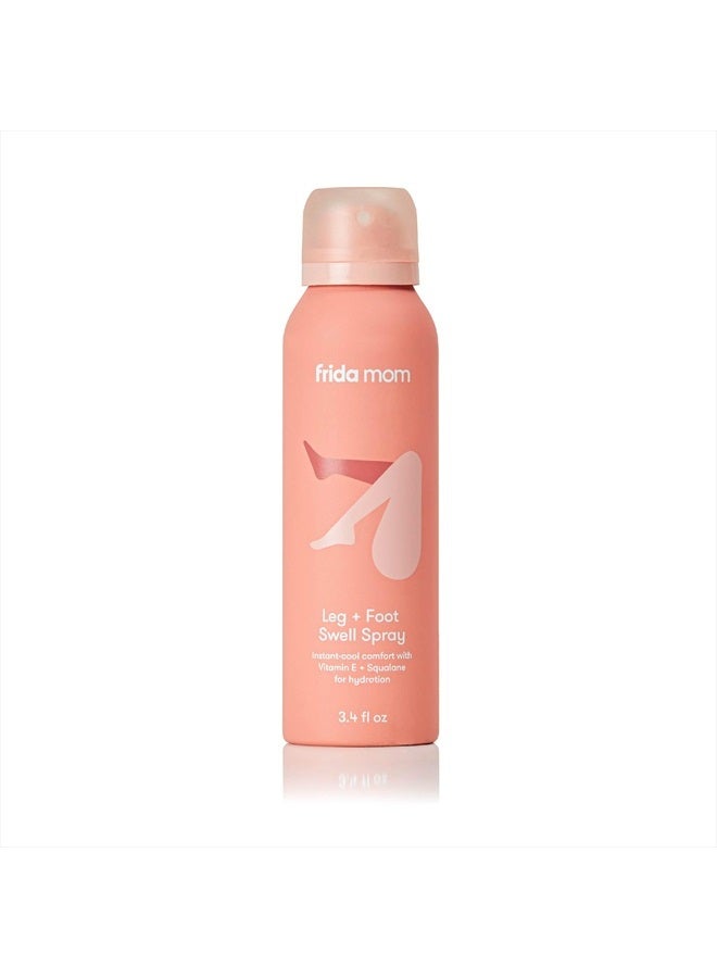 Frida Mom Leg + Foot Spray for Swelling and Achy Muscle Relief During Pregnancy - 3.4 oz  - Image 1