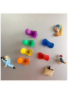 sokany 6PCS Magnetic Multipurpose Bag Clips, Classic Wide Bag Clips Food Sealing Clip ​plastic Heavy Seal Grip (Multicolour)  - Image 4