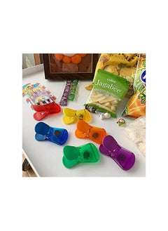sokany 6PCS Magnetic Multipurpose Bag Clips, Classic Wide Bag Clips Food Sealing Clip ​plastic Heavy Seal Grip (Multicolour)  - Image 5