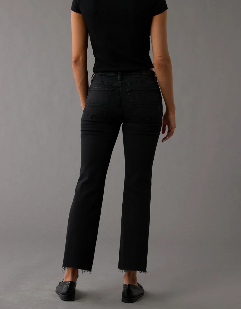 American Eagle AE Next Level High-Waisted Kick Bootcut Crop Jean