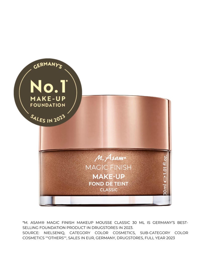 M.Asam M. Asam Magic Finish Make-Up Mousse (1.01 Fl Oz) â€“ 4in1 Primer, Foundation, Concealer & Powder With Buildable Coverage, Hides Redness And Dark Spots, Vegan, For Light To Medium Skin Tones - Image 5