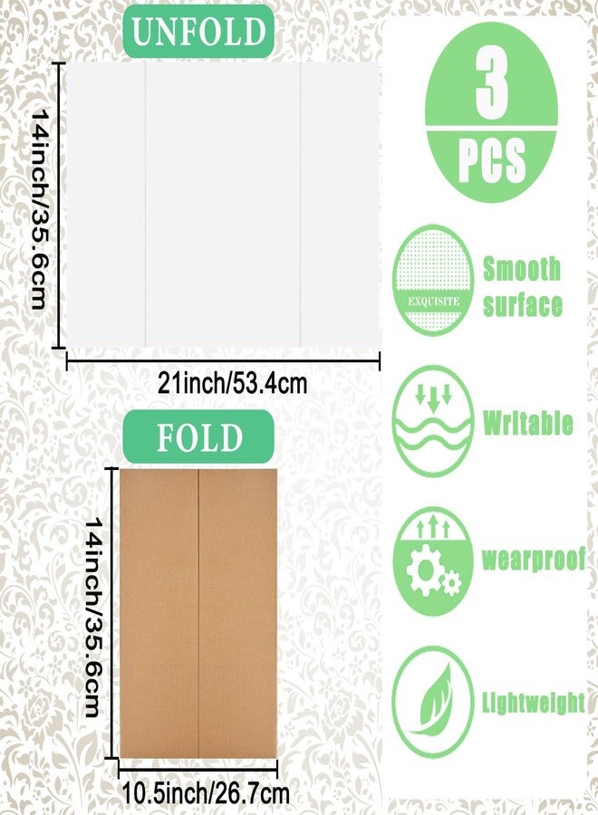 LonlyEagle Trifold Display Boards with Colorful Self-Adhesive Sheets - 24 x 16 Inch Tri-Fold Corrugated Presentation Boards for Science Fairs, Complete Poster Board Kit - Image 5