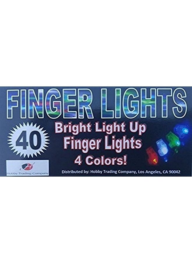Generic - Light Up Led Finger Lights Pack Of 40 Pieces For Raves, Parties And Other Night Time Events Assorted Colors Flashlight Lamps - Image 1