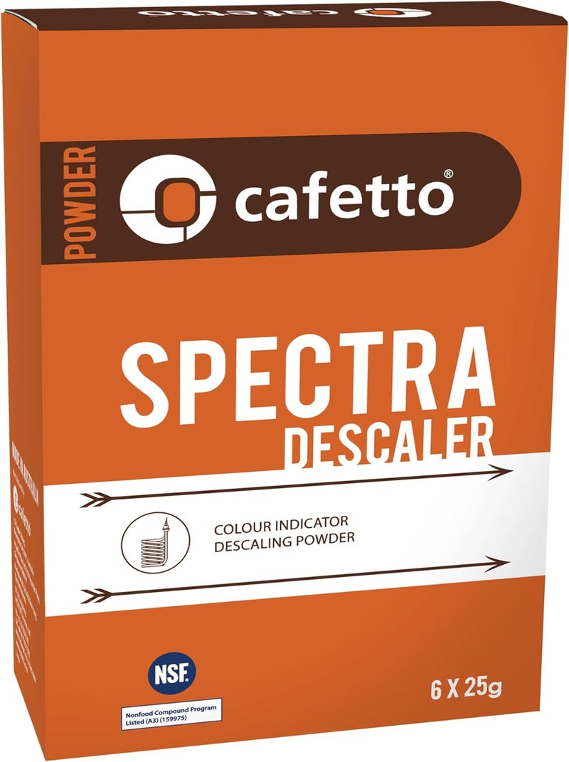 كافيتو مسحوق تنظيف منظف لآلات الإسبريسو Spectra، مزود بمؤشر لوني للكشف عن الترسبات الكلسية؛ مصمم خصيصًا لخزانات المياه في آلات الإسبريسو والغلايات وأجهزة تحضير القهوة. - Image 1