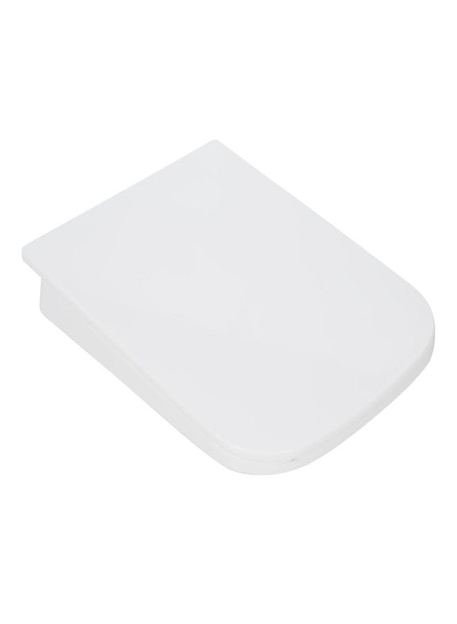 MASTER BATH MB743 QQ Toilet Seat Cover, Soft Close Toilet Seat 35cm x 44cm, Rectangle Shape for Western Toilet Seat Cover with Top Fixing Steel Hinges - Image 4