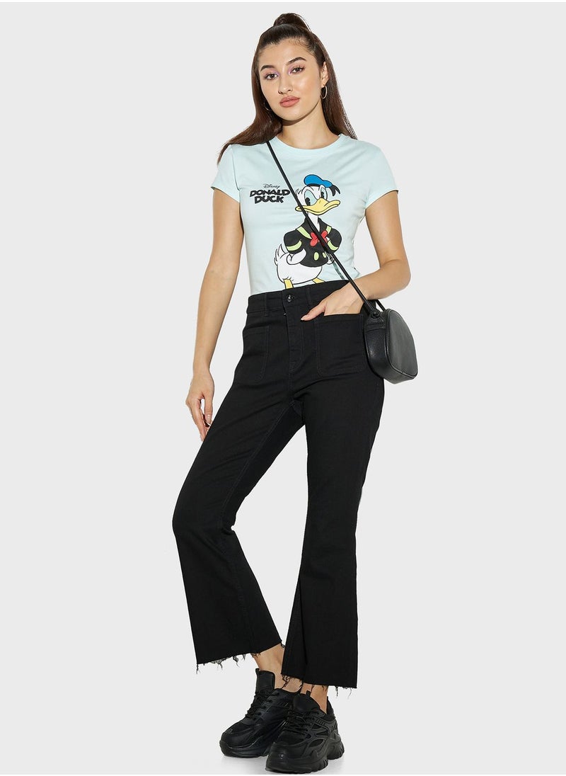 SP Characters - Printed Crew Neck T-Shirt - Image 1