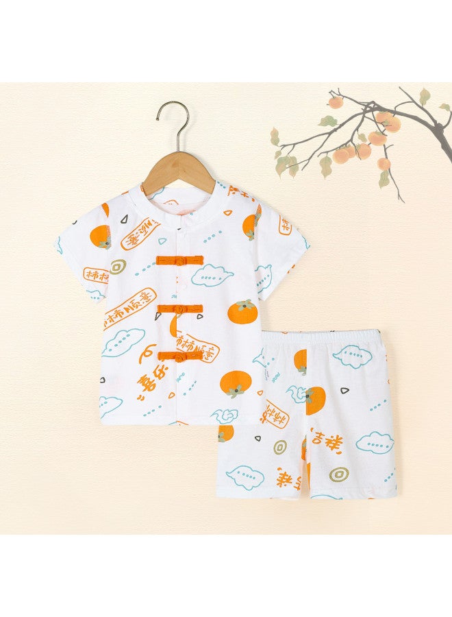 Bornbay new 2025 Summer Collection - Unisex Baby Cotton Chinese-style Homewear - Image 3