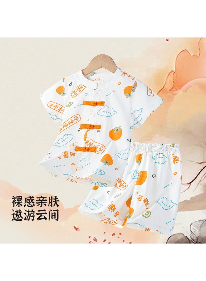 Bornbay new 2025 Summer Collection - Unisex Baby Cotton Chinese-style Homewear - Image 5