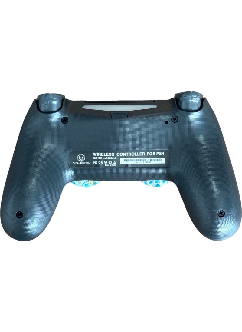 Yues PS4 Compatible Dualshock 4 Wireless Joystick Wireless PS4 Gamepad Skull Party (PS4 / PC Compatible) + Charging Cable  - Image 2