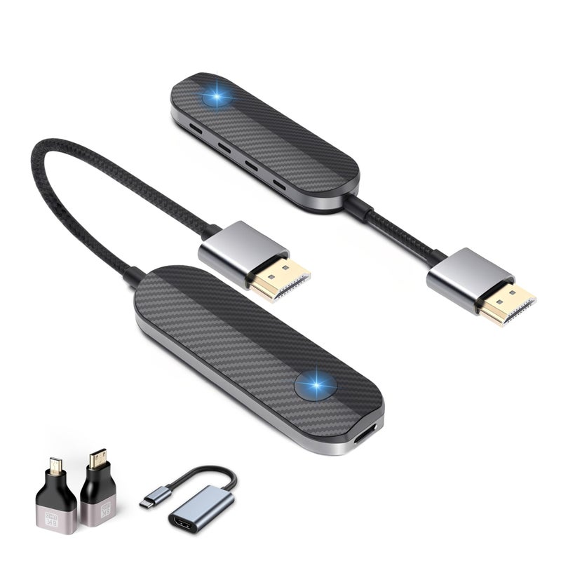 lulaven iShare Pro Wireless HDMI Transmitter & Receiver Kit, TikTok's Choice for Lag-Free Gaming & Streaming, HDCP 2.2 for Netflix/Disney+, USB-C to HDMI for iPhone 15/16/17, iPad, MacBook - Image 1