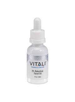 Vitali Premium 2% Bakuchiol Facial Oil Premium Natural Retinol Alternative For Age And Wrinkle Reduction And Soothing Irritated Skin Boosts Copper Peptide Absorption 1 Fl. Oz.  - Image 1