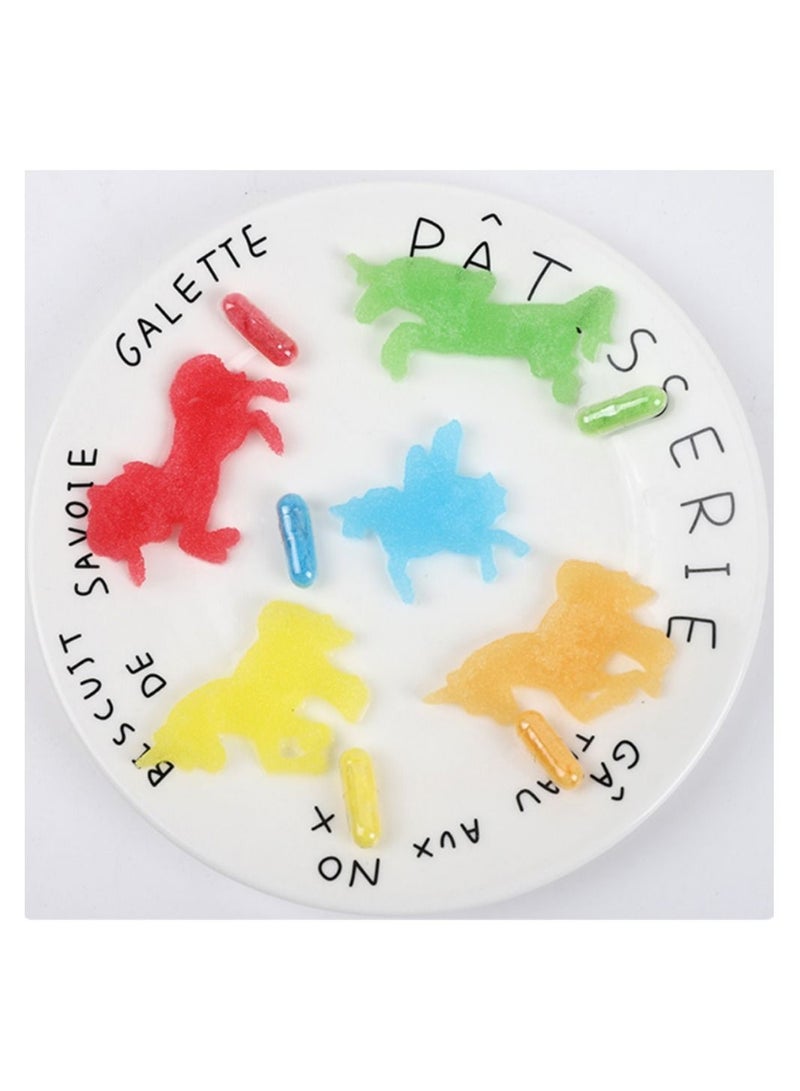 JOLLITY LLC كبسولات النمو السحرية 12 كبسولة يونيكورن مختلفة تنمو بشكل أكبر في الماء، ألعاب معرفية للأطفال من الفوم الناعم، لعبة تعليمية مبكرة ملونة للأطفال، لون عشوائي - Image 3