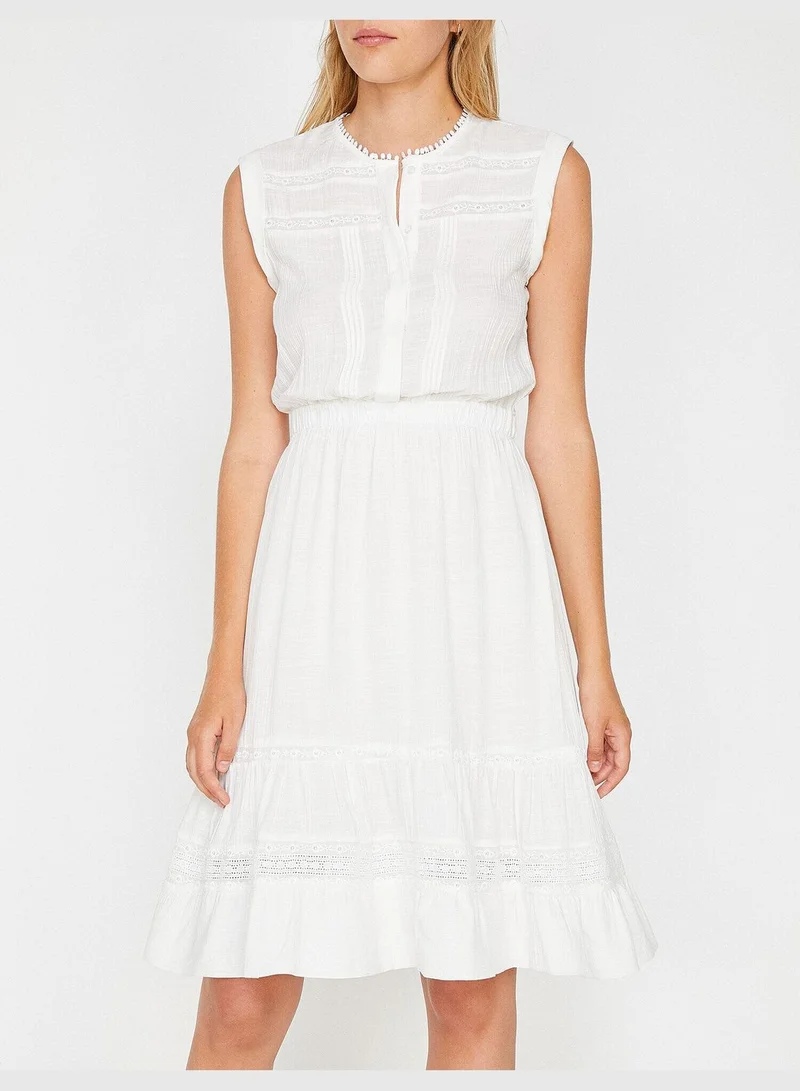 KOTON Lace Detailed Dress